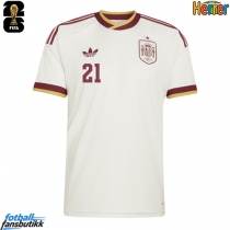 Spania Mikel Oyarzabal #21 Bortedrakt EM 2024 Kortermet